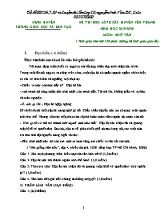 Đề thi học sinh giỏi cấp huyện môn Ngữ văn Lớp 8 - Năm học 2019-2020 - Phòng giáo dục và đào tạo Yên Thành (Có đáp án)